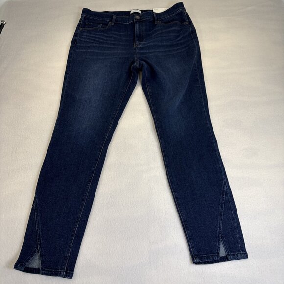 Loft Outlet Womens Mid Rise Medium Wash Skinny Jeans Size 14 - NWTs - Picture 1 of 13
